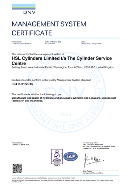 Management System Certificate